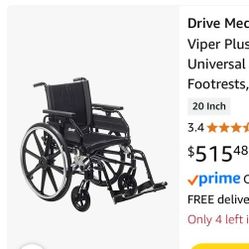 Wheelchair Drive Medical Viper Plus