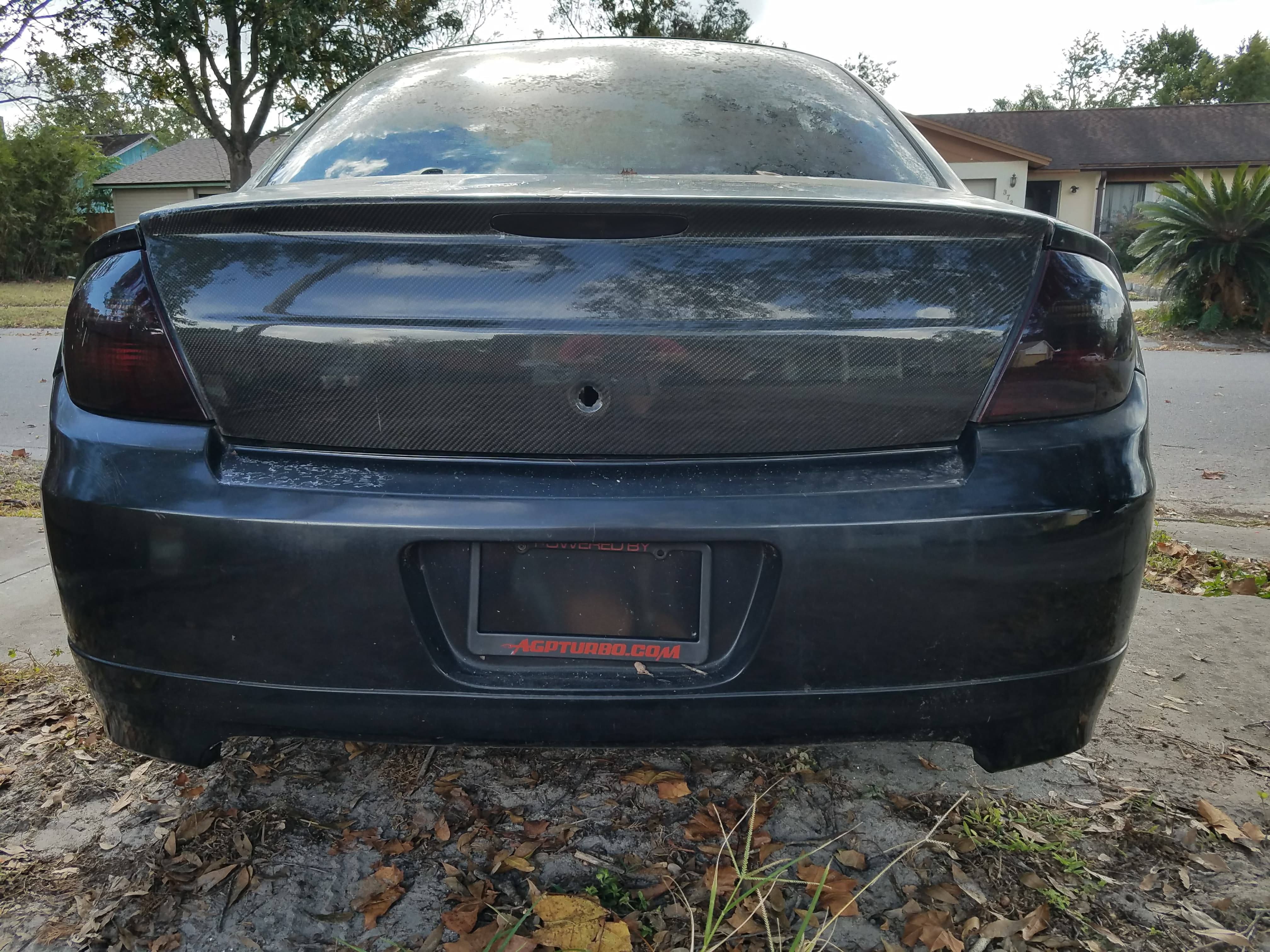 Srt4 carbon fiber trunk with no wing holes needs to be recleared