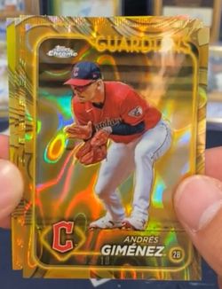 2024 Topps Chrome Gilded Andres Gimenez /10