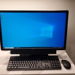 Dell Complete Computer System,  Intel Quad-Core i7,500GB SSD, 16GB RAM,  24" Dell LED Monitor , Gaming COMPUTER  🖥 