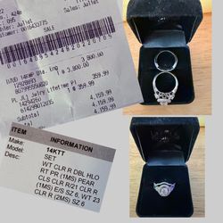 Fairly new wedding ring set!