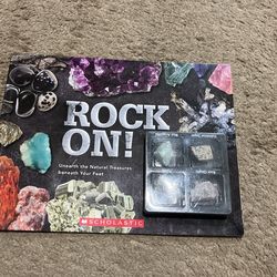 Rock On Book with Stones