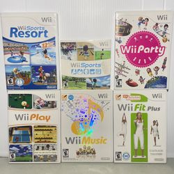 Wii Sports Party Play Fit Music Resort $10-$40 Each 