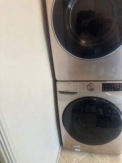 Samsung front loaders washer dryer set