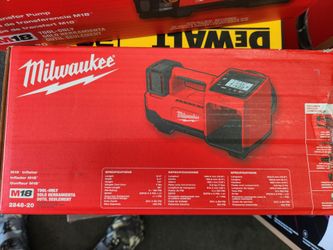 Milwaukee m18 cordless electric portable air inflator