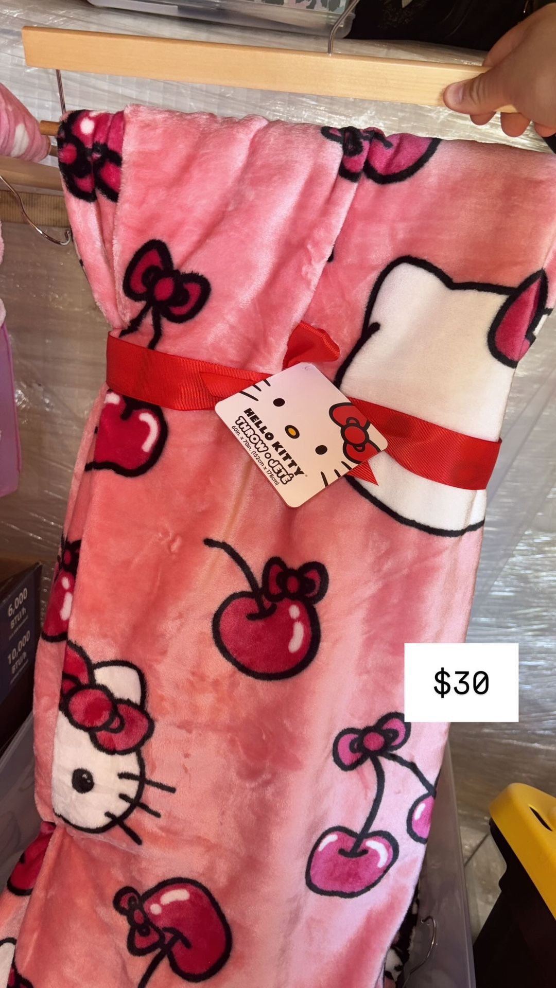 Hello Kitty Cherry Blanket