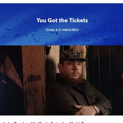 Luke Combs in VEGAS