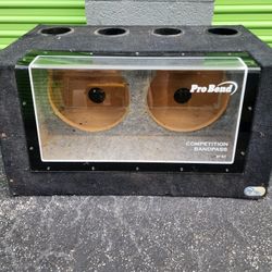 Pro Bend Speakers Box 12 Inch Subwoofer 