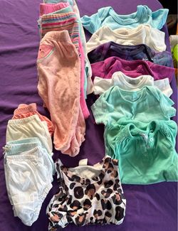 Baby Girls Sizes 0 - 3 Months Spring/Summer 19 Items Bundle