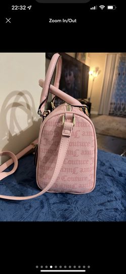 Juicy Couture  macroon dot logo Satchel handbag  with heart tag