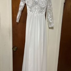Long Sleeves Wedding Dress