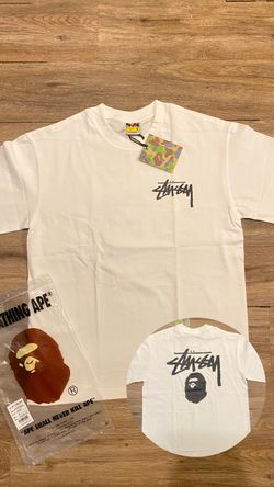 Stussy bape collab tee