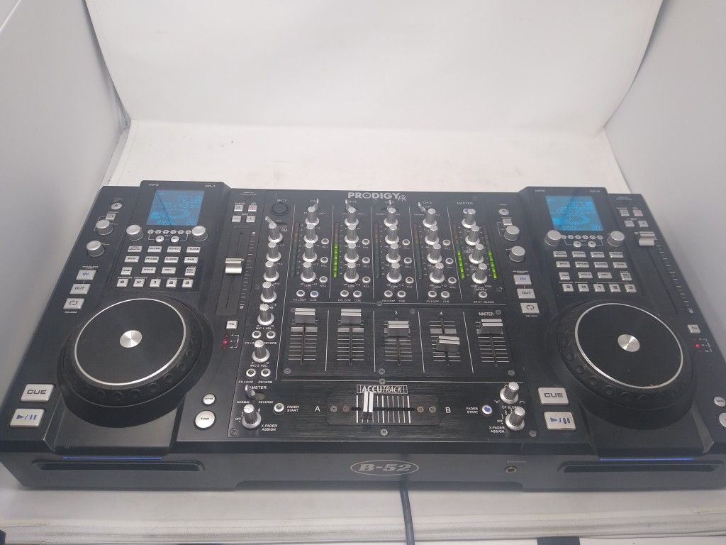Prodigy Fx B-52 Dj Controller 2 Cd Drive Music Scratch Turn Table