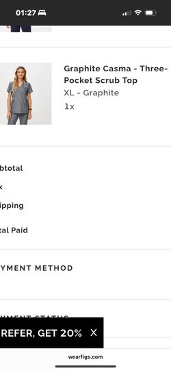 Figs Graphite Scrubs 3 Items