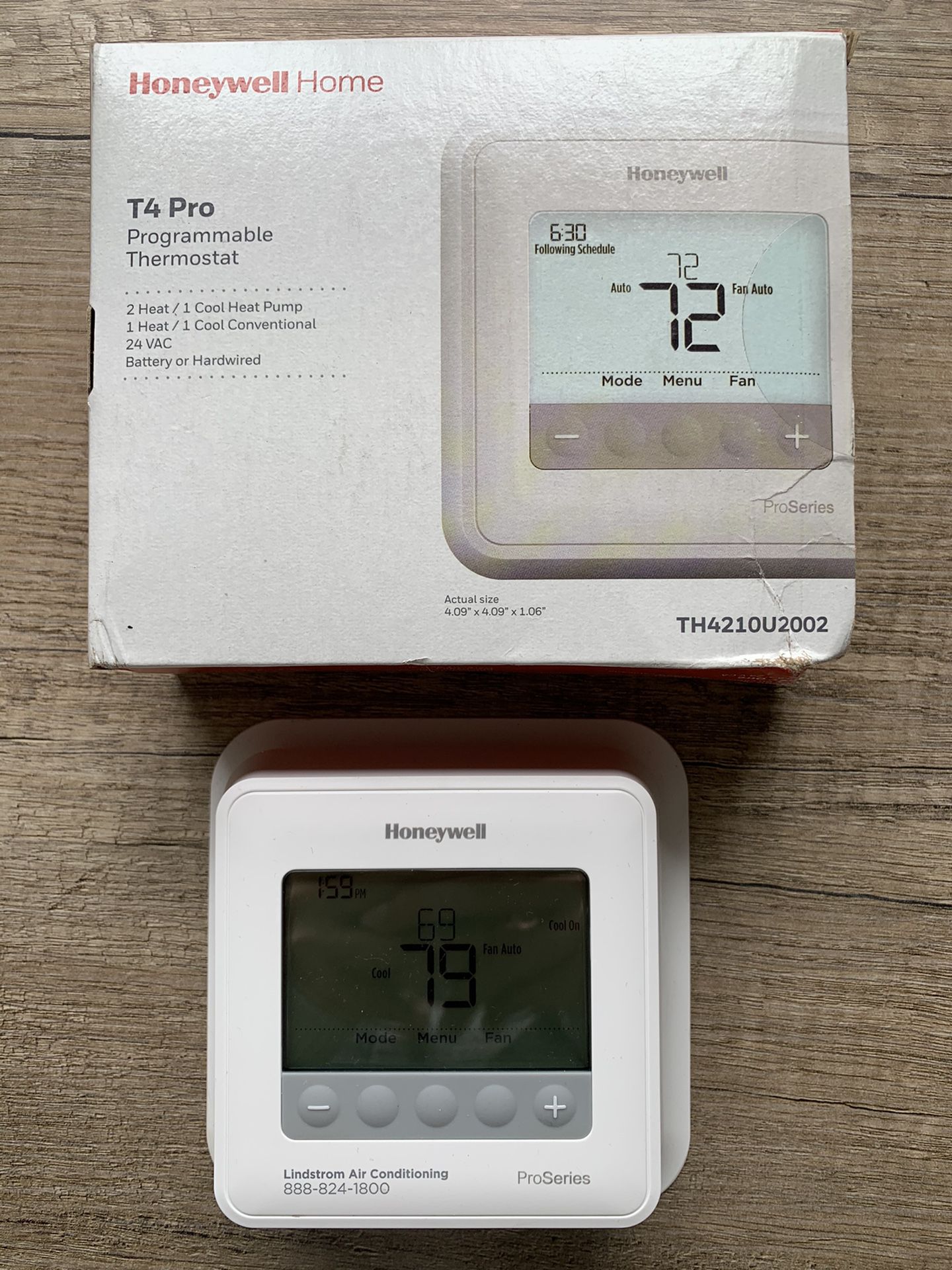 Honeywell Home T4 Pro Digital Thermostat