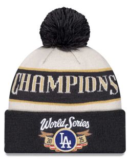 Dodgers Authentic World Series Champions Beanie 