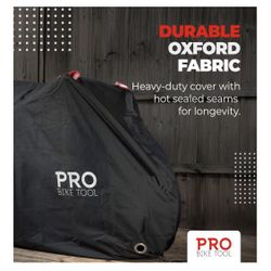 PRO BIKE TOOL Bike Cover for Outdoor Bike Storage - Stationary XXL for 3 Bikes 