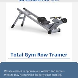 Total Gym Rower Trainer, Home Elite Model (Commercial Grade)