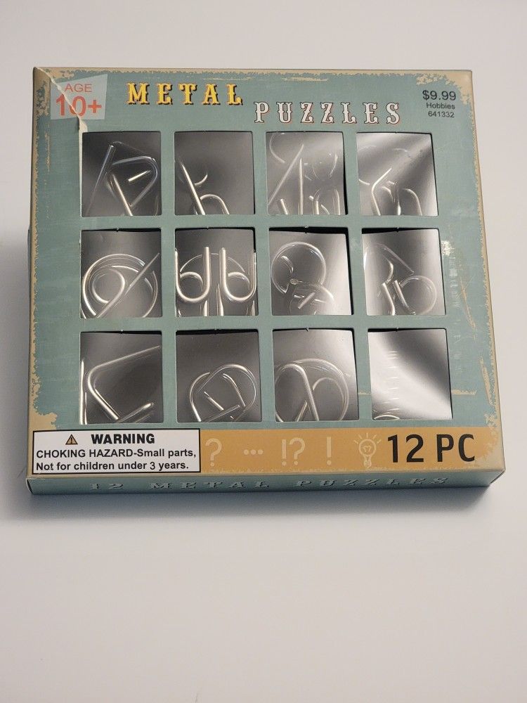 12 Piece Logic Puzzles