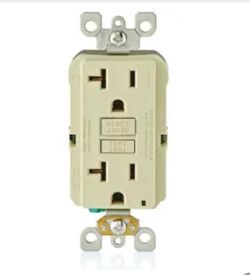 GFCI 20 amp 125 V Ivory color