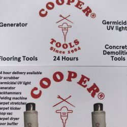 Tools , Generators, air scrubbers