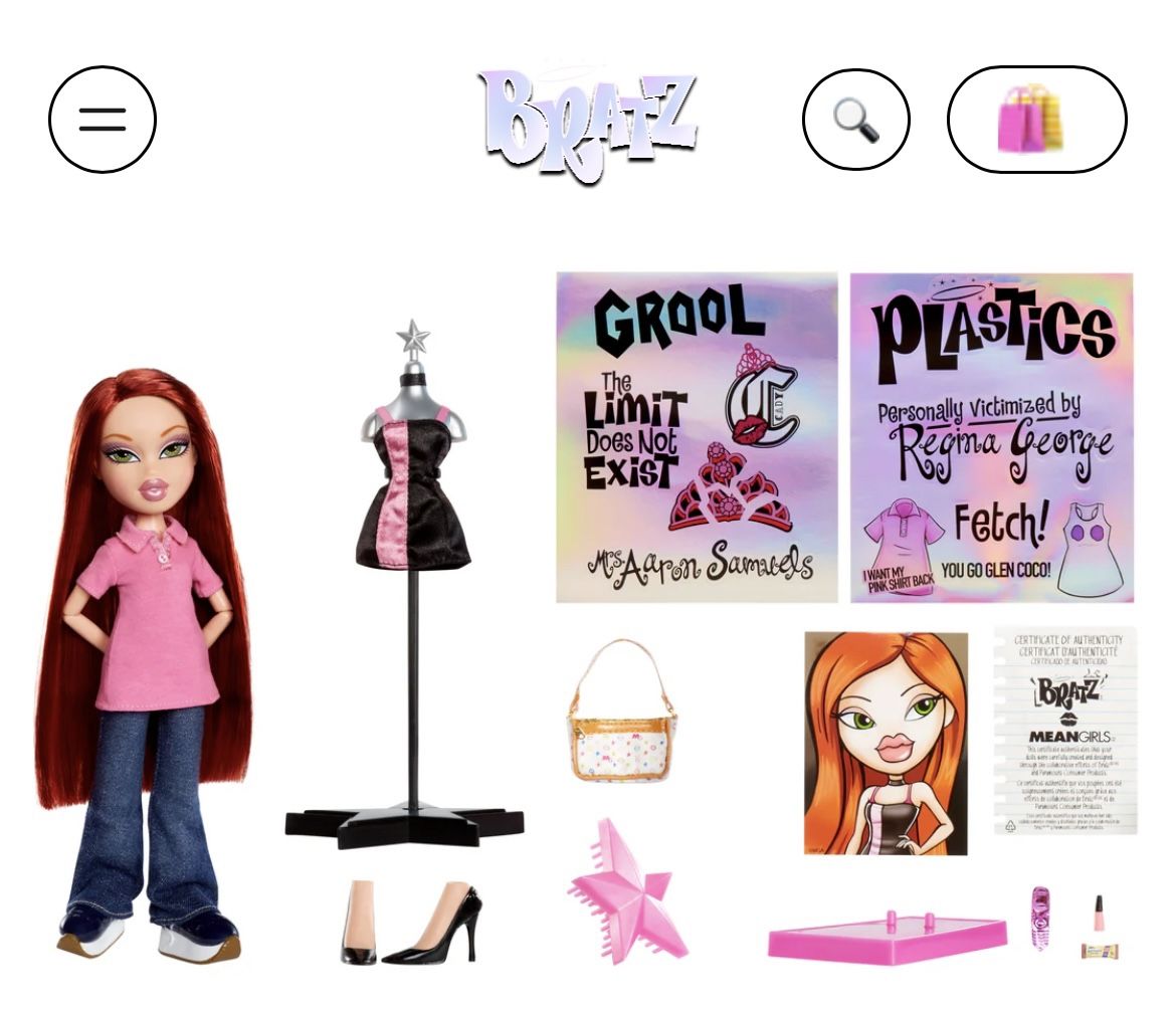 BRATZ X MEAN GIRLS COLLECTOR DOLL - CADY