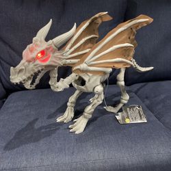 Animated Dragon Skeleton Halloween Decorations