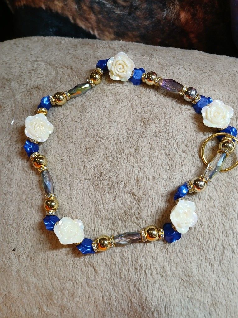 STRETCH OVER THE HEAD  HAND MADE DOG COLLAR 