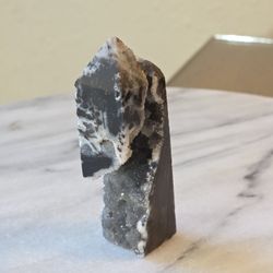 3.2" Approximately Sparkling Druzy Sphalerite Tower Quartz Crystal 