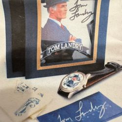 Vintage Tom Landry Limited Edition Fossil Watch