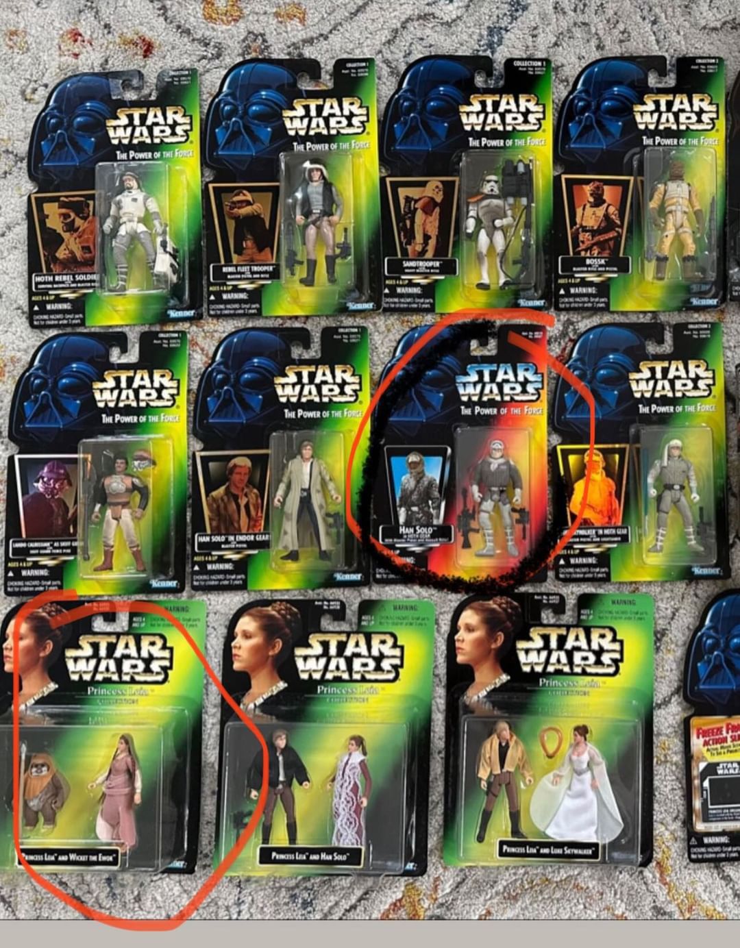 Star Wars Power Of The Force Action Figures