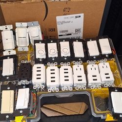 WALL ELECTRIC SWITCH S AND  SENSORS 