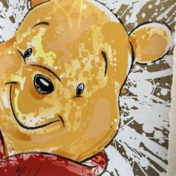 DISNEY WINNIE POOH - DAVID WILLARDSON  MMMMMM limited edition serigraph 52/495
