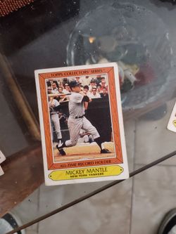Mickey Mantle Topps Card 