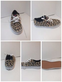 Children's Left Shoe Only Vans Amputee Cheetah Print Vry Nice Sz 2 special needs