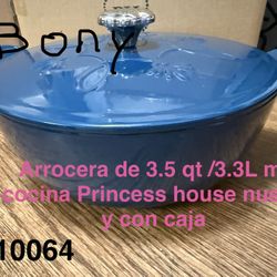 Arrocera De Hierro Forjado De 3.5 Qt 👉 princess house todo nuevo y con caja 📦
