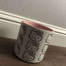 Hello kitty plant pot