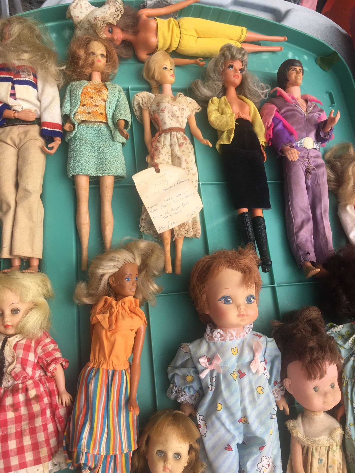 Vintage Barbie dolls 1950s and 60s with accessories offer only hundred dollars firm