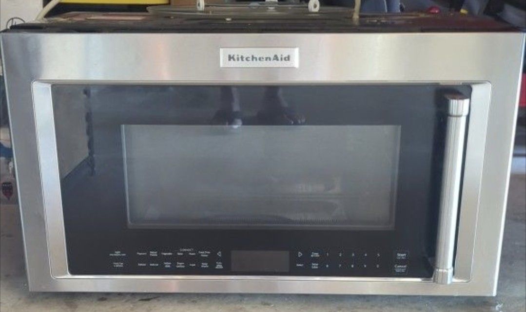 KitchenAid 30" Over The Range Convection Cooking Microwave 1.9 Cu Feet Retail $1069