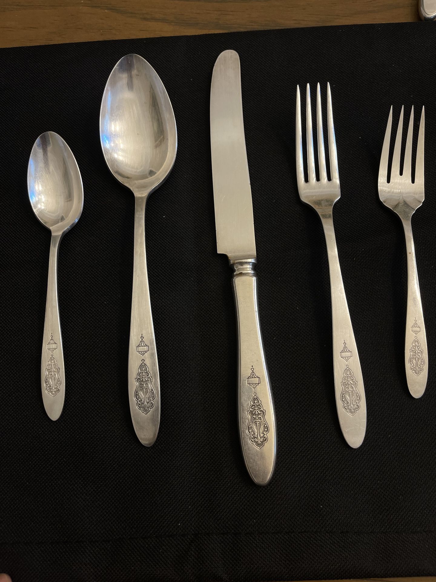 Oneida Community BIRD OF PARADISE 1923 ..5 piece place settings