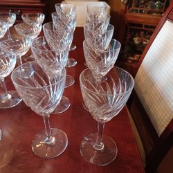 Crystal stemware pattern Gevaert Arlene by St. Lambert (Vasgea)