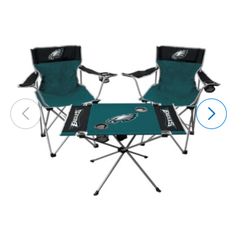 Eagles official NFL table and chair set