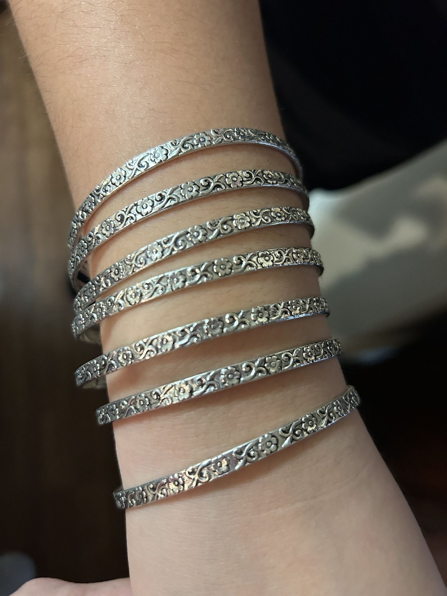 925 Sterling Silver Set Of 7 Pieces New