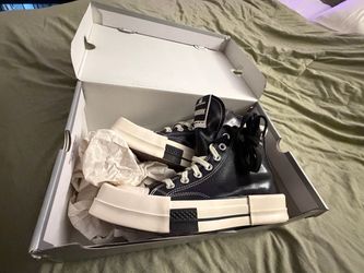 Rick Owens x Converse DRKSHDW TURBODRK Chuck 70 High