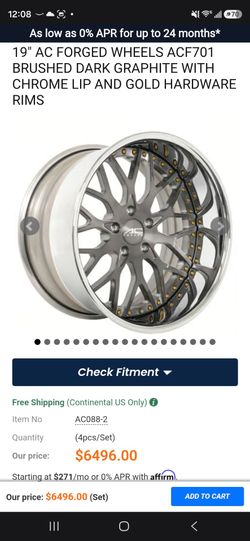 19" AC Forged Staggered Wheels for Audi Mercedes BMW