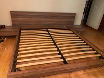 King platform bed frame