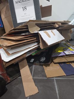 FREE CARDBOARD FOR RECYCLING