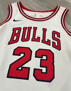 Nike Swingman Chicago Bulls Michael Jordan White Jersey Model HF13226S9