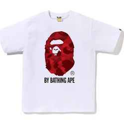 White and red Bape shirt