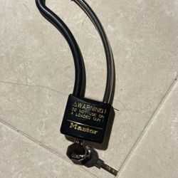 Master Gun Lock 528 Curved Shackle Steel Padlock And Keys